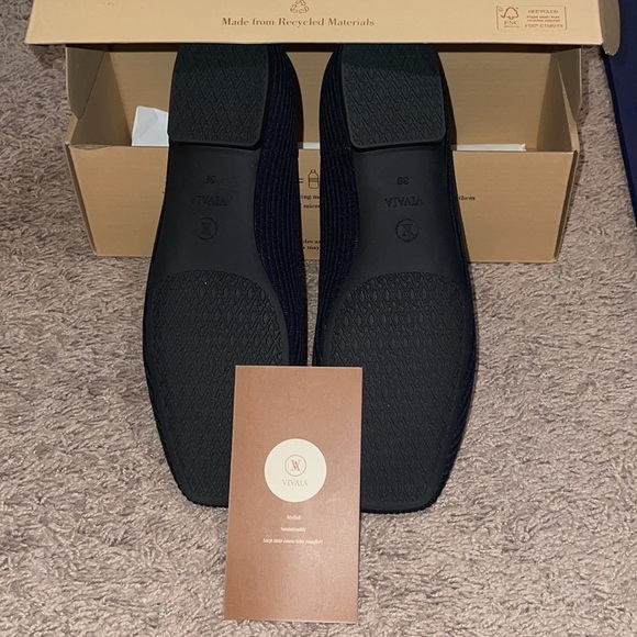 NWTIB VIVAIA Margot 2.0 Women's Navy Blue Flats Sz. 8/ 39 Euro - Picture 11 of 15